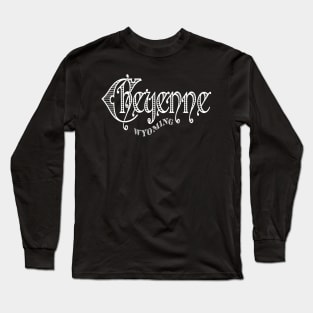 Vintage Cheyenne, WY Long Sleeve T-Shirt